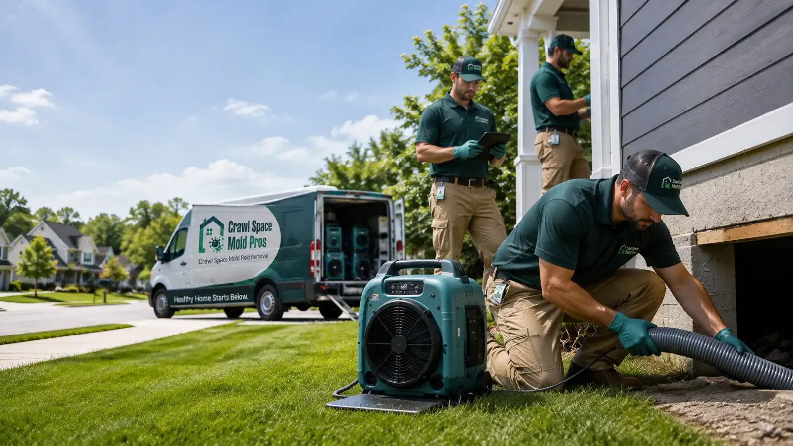 Crawl Space Mold Removal in Allston, MA